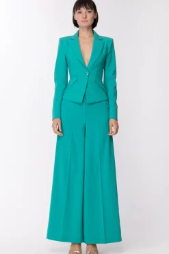Patrizia Pepe Pantaloni PalazzoILLUSION GREEN