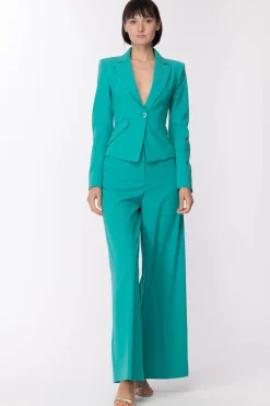 Patrizia Pepe Pantaloni PalazzoILLUSION GREEN