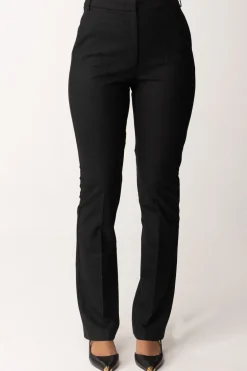 Patrizia Pepe Pantaloni Sartoriali In Misto LanaNERO