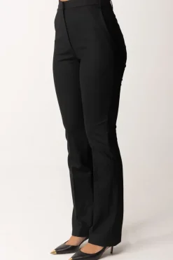 Patrizia Pepe Pantaloni Sartoriali In Misto LanaNERO