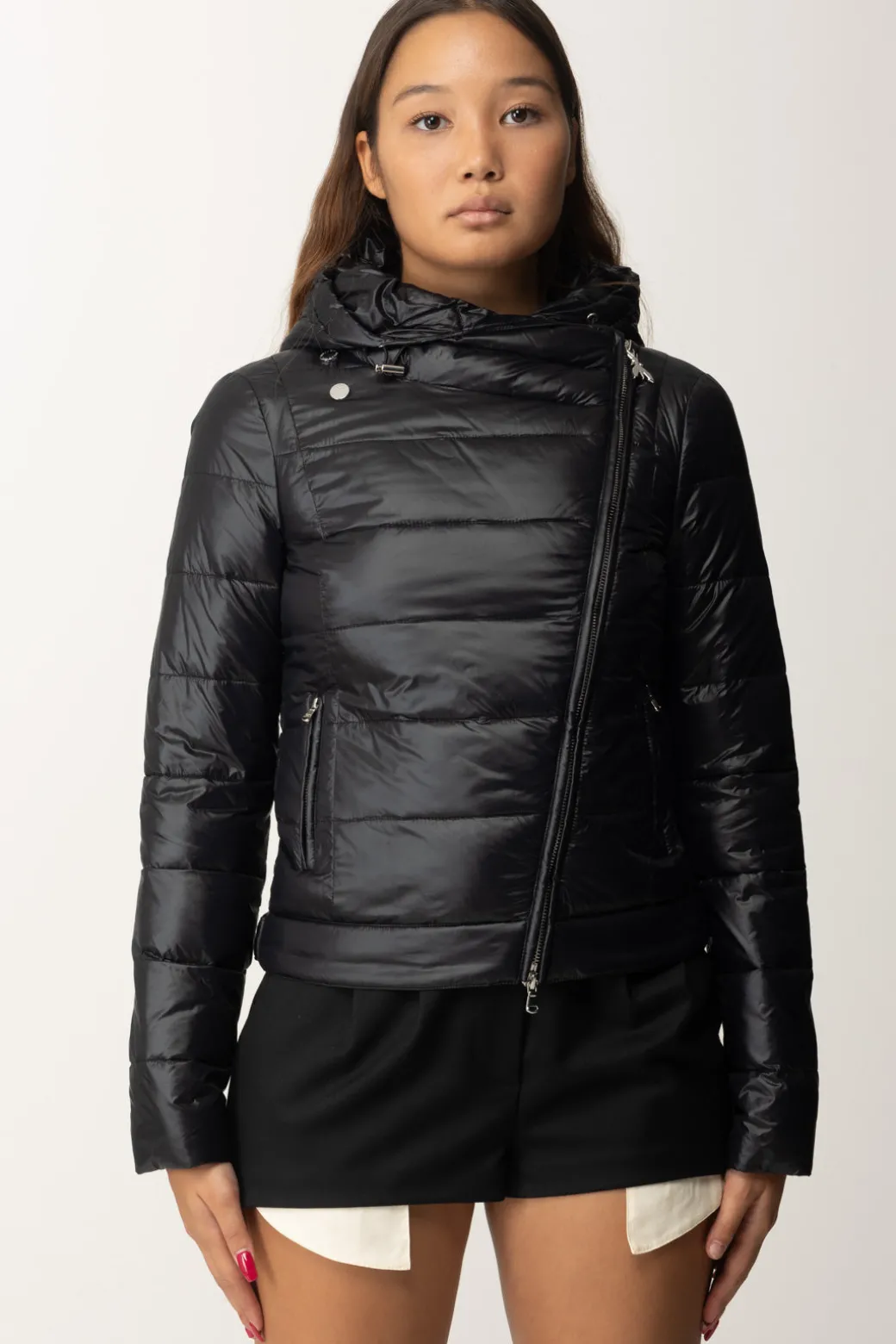Patrizia Pepe Piumino In Nylon Down ProofNERO