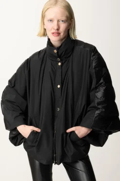 Patrizia Pepe Piumino Svasato Trapuntato Sul RetroNERO