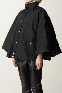 Patrizia Pepe Piumino Svasato Trapuntato Sul RetroNERO