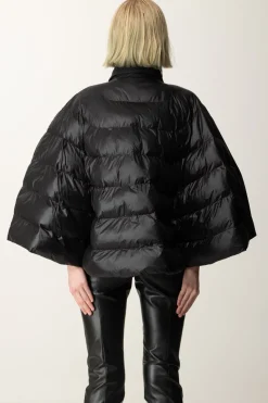 Patrizia Pepe Piumino Svasato Trapuntato Sul RetroNERO