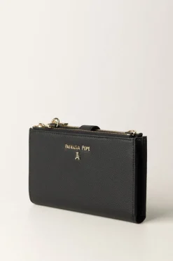Patrizia Pepe Portafogli In Pelle con TracollinaNERO