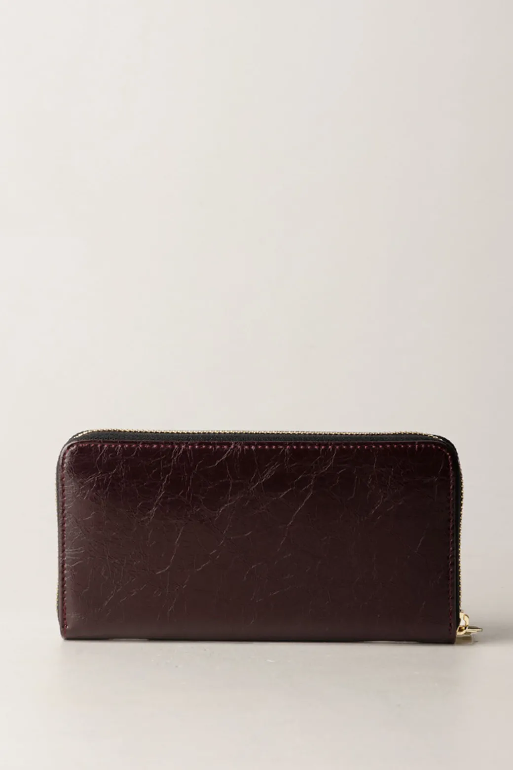 Patrizia Pepe Portafogli Zip-around In PelleDARK PLUM