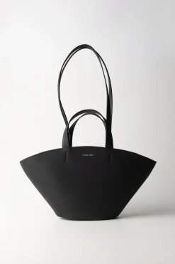 Patrizia Pepe Shopping Bag In PelleNERO