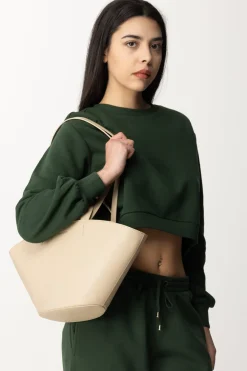 Patrizia Pepe Shopping Bag In PelleOCEAN SAND