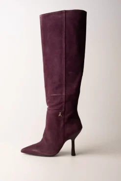 Patrizia Pepe Stivali a Punta In CamoscioPLUM SUEDE