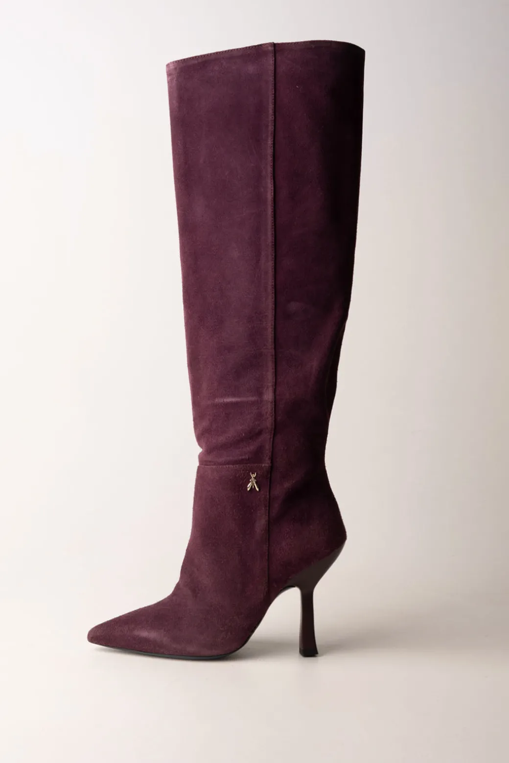 Patrizia Pepe Stivali a Punta In CamoscioPLUM SUEDE