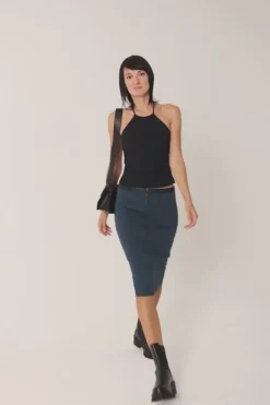 Patrizia Pepe Top con Bijoux Sul RetroNERO