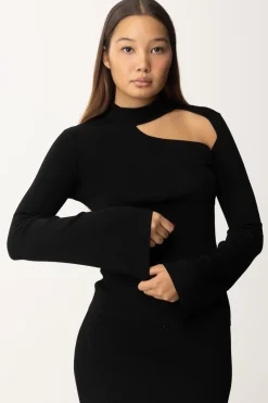 Patrizia Pepe Top con Cut-outNERO