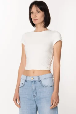 Patrizia Pepe Top con Cut-outBIANCO