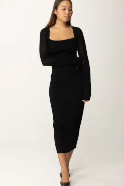 Patrizia Pepe Top con Scollo SquadratoNERO