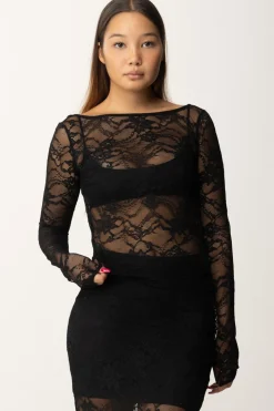 Patrizia Pepe Top In PizzoNERO