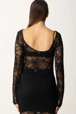 Patrizia Pepe Top In PizzoNERO