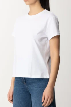 Patrizia Pepe T-shirt In con Mini LogoBIANCO OTTICO