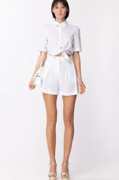Patrizia Pepe Tuta con Camicia e ShortsBIANCO OTTICO