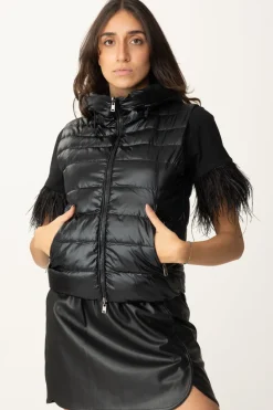 People Of Shibuya Gilet Imbottito TrapuntatoNERO