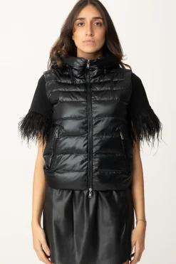 People Of Shibuya Gilet Imbottito TrapuntatoNERO