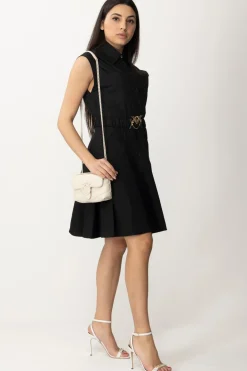 Pinko Abito Chemisier con Cintura LogataNERO LIMOUSINE