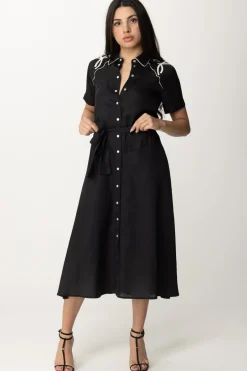 Pinko Abito Chemisier MidiNERO/BURRO