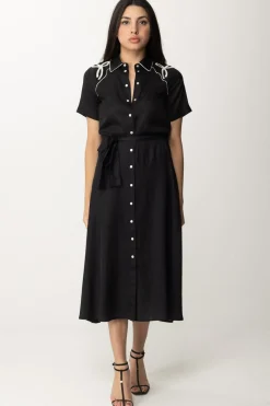 Pinko Abito Chemisier MidiNERO/BURRO