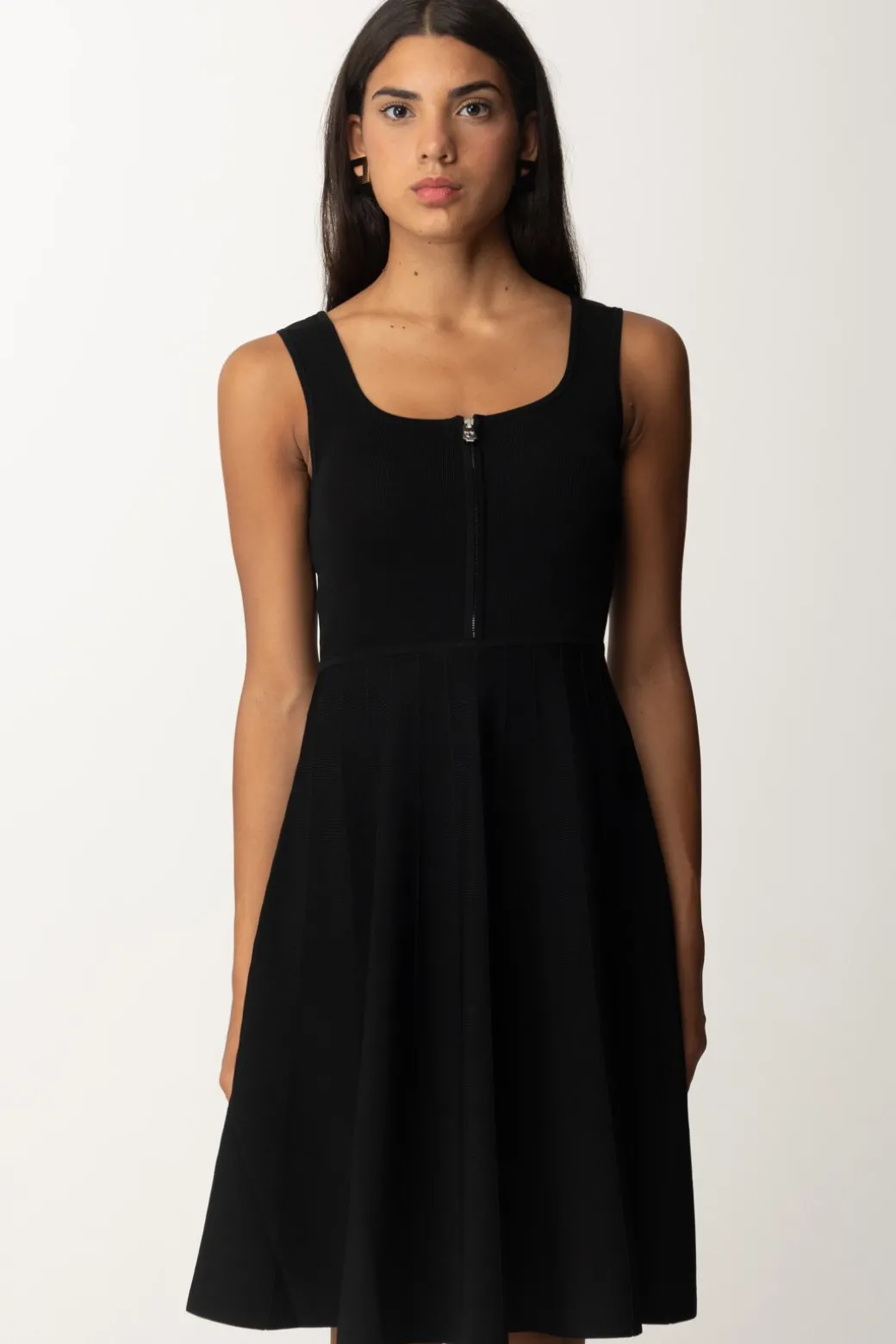 Pinko Abito Svasato con Zip FrontaleNERO LIMOUSINE