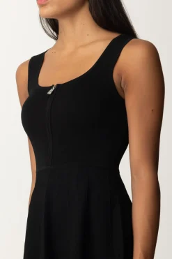 Pinko Abito Svasato con Zip FrontaleNERO LIMOUSINE