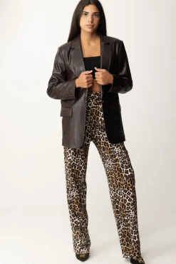 Pinko Blazer In PelleMARRONE-CHICCO DI CAFFE'