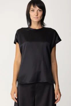 Pinko Blusa In SatinNERO LIMOUSINE