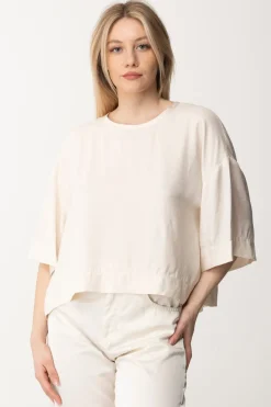 Pinko Blusa Over In Twill Di ViscosaTINTA ROSA