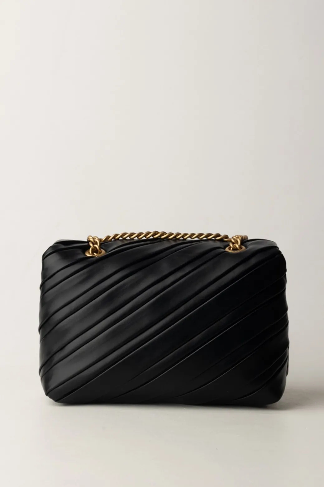 Pinko Borsa a Tracolla Love PuffNERO-ANTIQUE GOLD