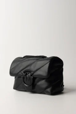 Pinko Borsa Mini con Trapuntatura ObliquaNERO LIMOUSINE BLOCK COLOR