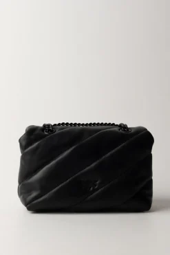 Pinko Borsa Mini con Trapuntatura ObliquaNERO LIMOUSINE BLOCK COLOR