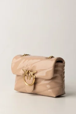 Pinko Borsa Mini Love Bag Lucida e TrapuntataCIPRIA-ANTIQUE GOLD