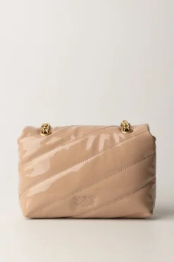 Pinko Borsa Mini Love Bag Lucida e TrapuntataCIPRIA-ANTIQUE GOLD