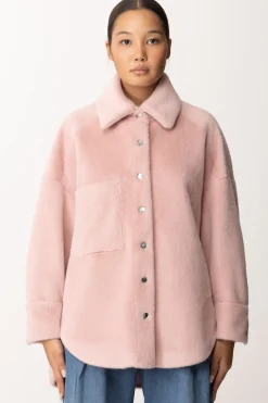 Pinko Camicia In PellicciaROSA NETTARE