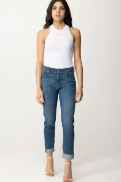 Pinko Canotta a Costine con LogoBIANCO BRILL.