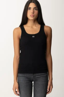 Pinko Canotta a Costine con LogoNERO LIMOUSINE