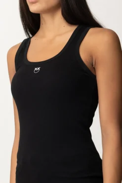 Pinko Canotta a Costine con LogoNERO LIMOUSINE