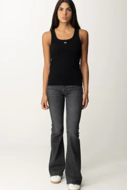 Pinko Canotta a Costine con LogoNERO LIMOUSINE