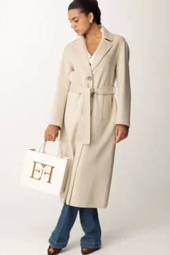 Pinko Cappotto In Lana con Collo ReversBEIGE