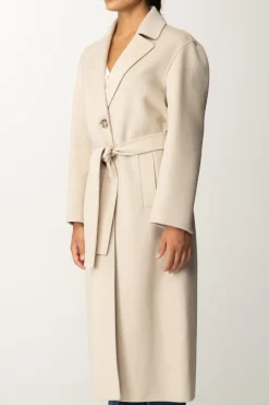 Pinko Cappotto In Lana con Collo ReversBEIGE