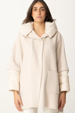 Pinko Cappotto Poncho Medaglia con Dettagli ZipBEIGE