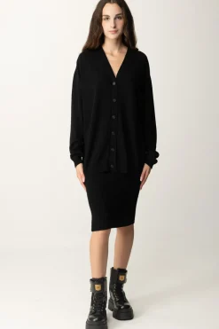 Pinko Cardigan con Scollo Su RetroNERO LIMOUSINE