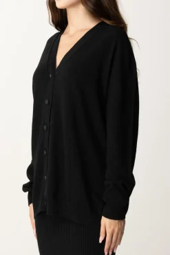 Pinko Cardigan con Scollo Su RetroNERO LIMOUSINE