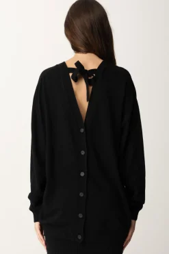 Pinko Cardigan con Scollo Su RetroNERO LIMOUSINE