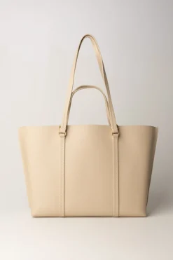 Pinko Carrie Shopper BagBEIGE-GRIGIO FUMO-ANTIQUE GOLD