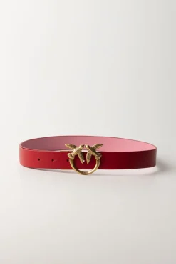 Pinko Cintura Love Birds In PelleMULT.ROSSO/ROSA-ANTIQUE GOLD